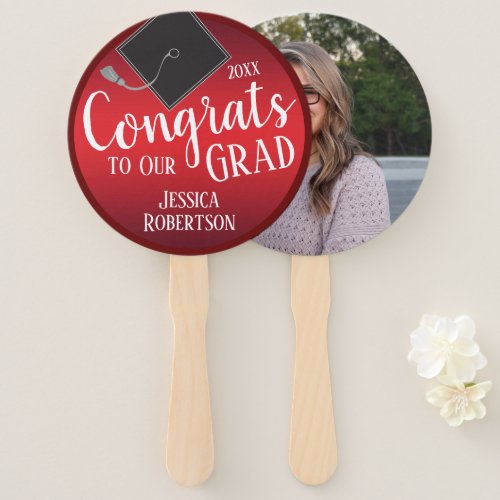 Congrats to Our Grad Class of 2024 Photo Hand Fan