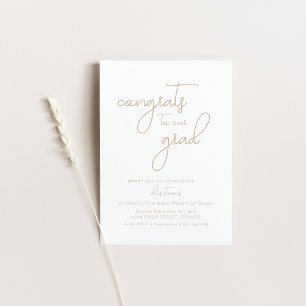 Congrats to our Grad Custom Party Invitation