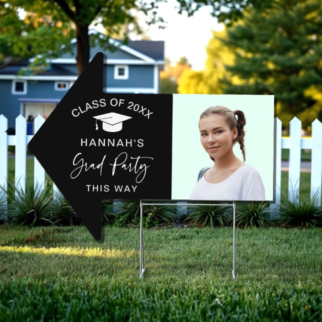 Congrats to Our Grad! Photo - Class of 20xx Arrow Sign (Creator Uploaded)