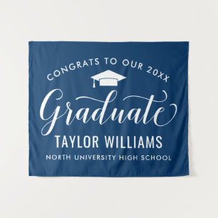 Congrats to Our Graduate Navy Backdrop