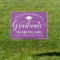 Congrats to Our Graduate Purple Elegant Script