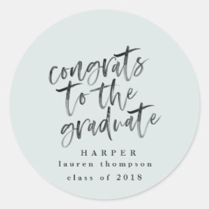 Congrats to the grad photo graduate sticker