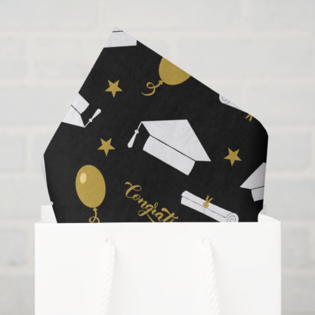 Congrats To The Grad Tissue Paper (Gift Bag)
