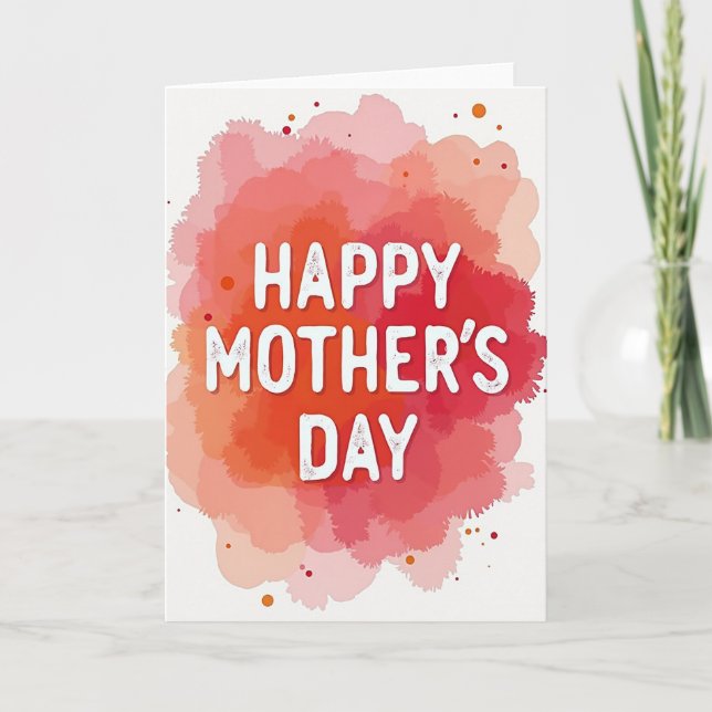 Congrats Watercolor Art Card (Front)