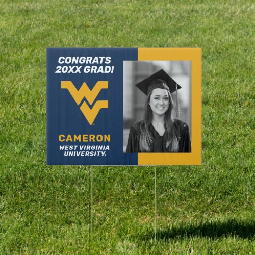 Congrats WVU Grad _ Photo Sign