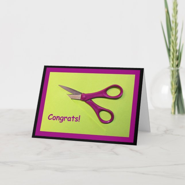Congrats You're A Cut Above The Rest! Card (Front)