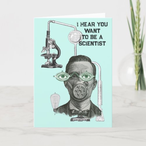 CONGRATUALATIONS SCIENCE MAJOR SCIENTIST  THANK YO THANK YOU CARD