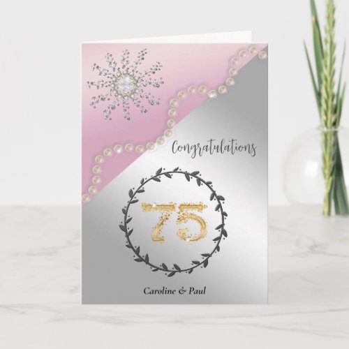 Congratulate Friends on 75th Wedding Anniversary