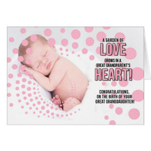 Congratulate Great Grandparents New Granddaughter Cards
