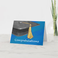 Congratulation Black and Blue