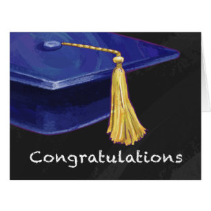 Congratulation Blue and Black Cards
