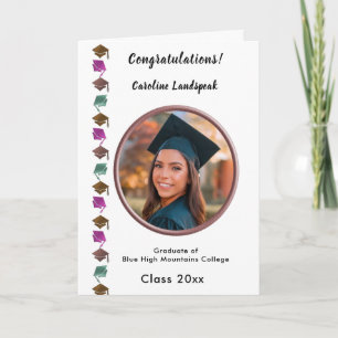Congratulation Graduation 2027, White Roses Card