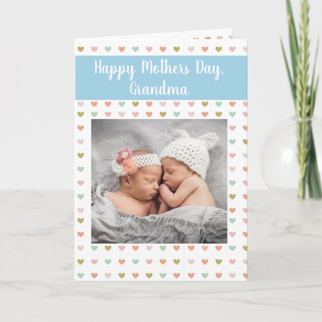 Congratulation Grandma New Baby Holiday Card (Front)