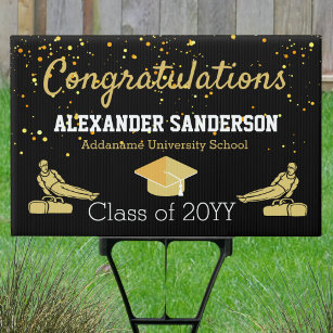  Congratulation Gymnast Graduation  Sign