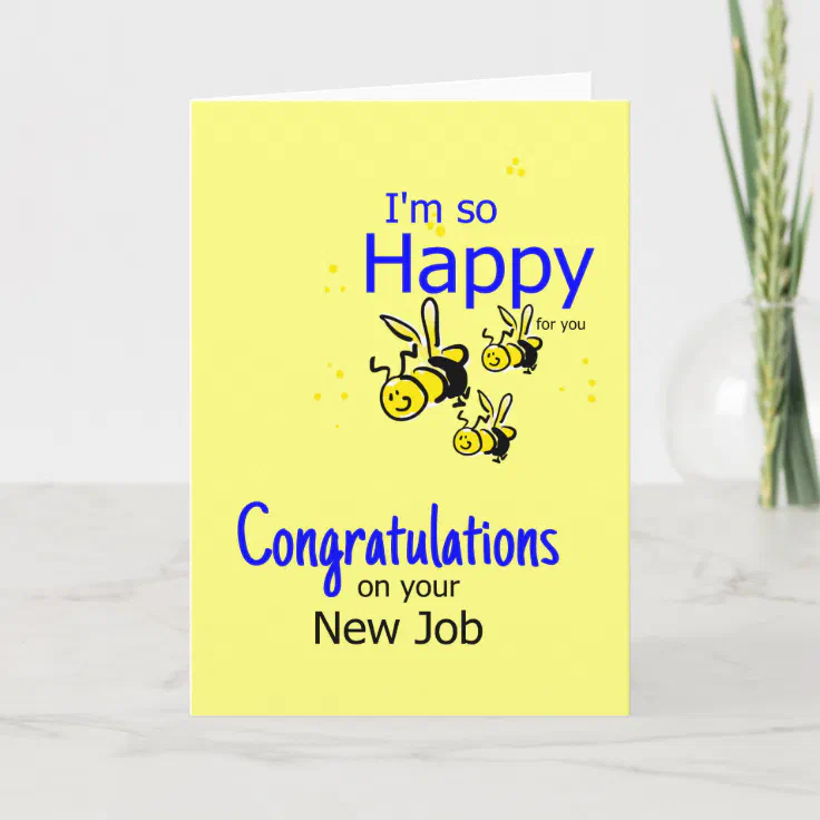 congratulations new job