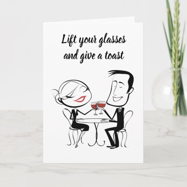 ""CONGRATULATION ON YOUR ENGAGEMENT"" CARD (Front)