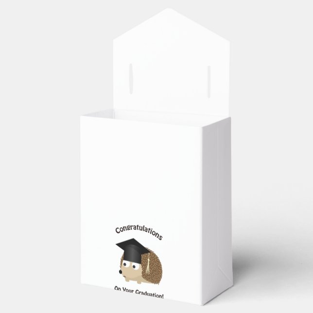 Congratulation on Your Graduation Hedgehog Favor Boxes (Opened)