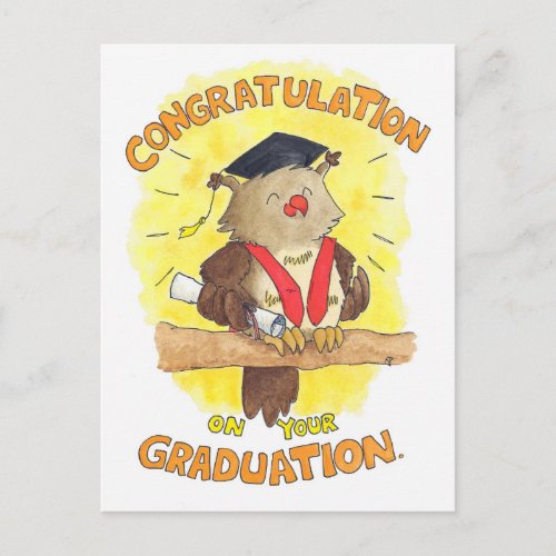 Congratulation on your graduation postcard