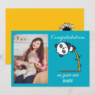 Congratulation on your new baby invitation