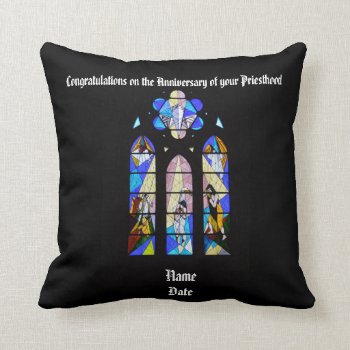 Congratulation Priest Anniversary Ordination Gift Throw Pillow