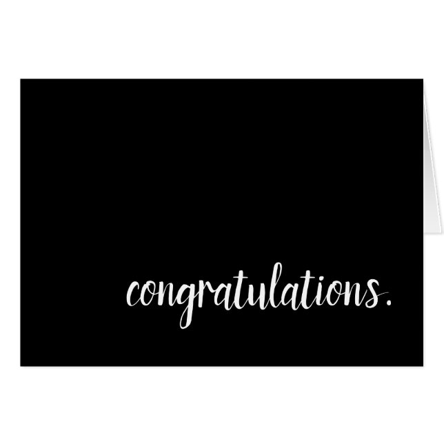 congratulations (Front Horizontal)