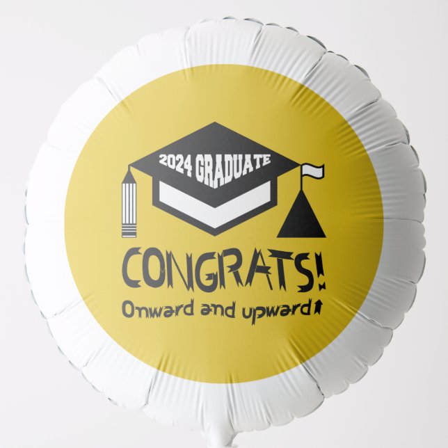 Congratulations, 2024 Graduate! Balloon (Front)