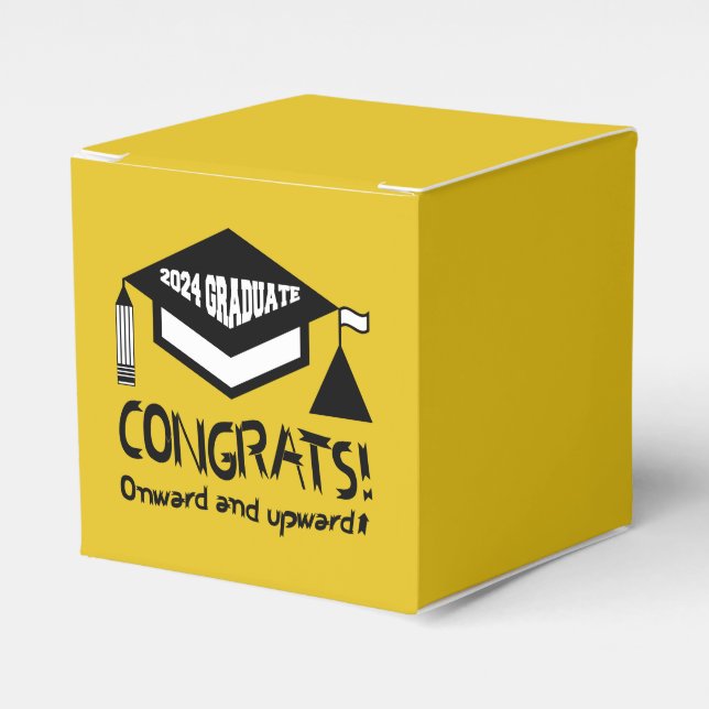 Congratulations, 2024 Graduate! Favor Boxes (Front Side)