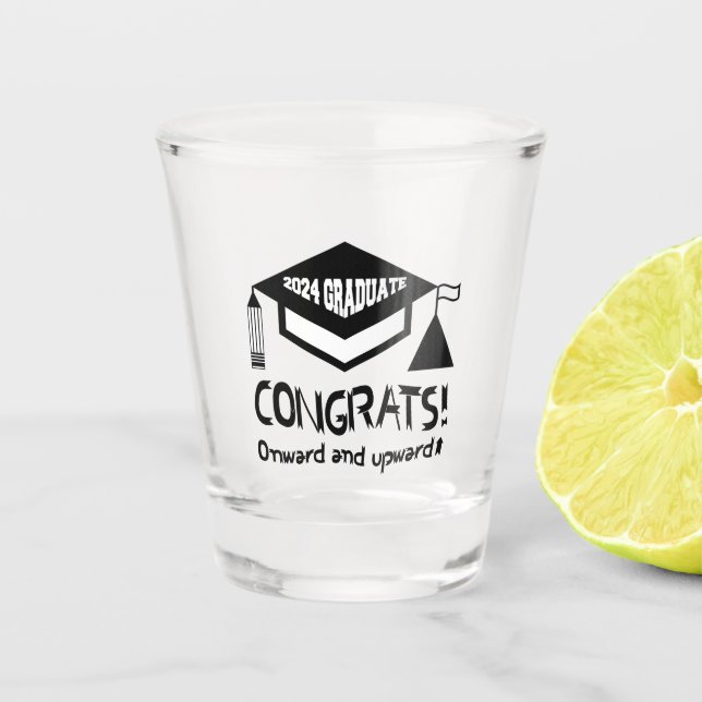 Congratulations, 2024 Graduate! Shot Glass (Front)