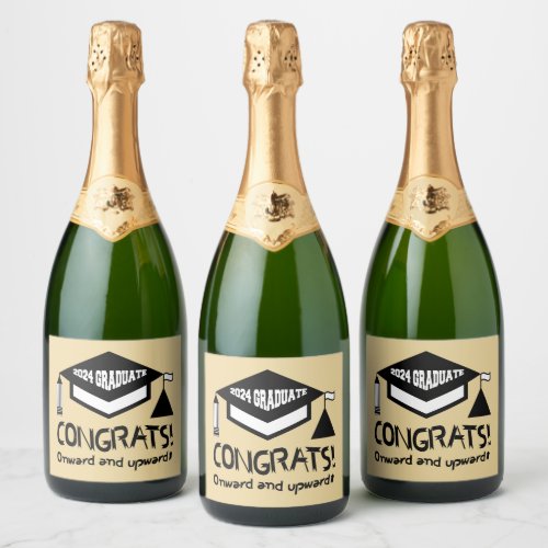 Congratulations 2024 Graduate Sparkling Wine Label