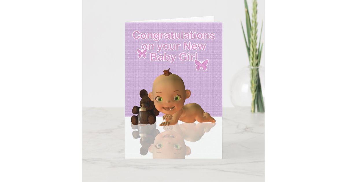 congratulations baby girl animation