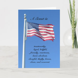 Congratulations: A Scout Is... Card