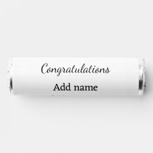 Congratulations add name message simple graduate  breath savers® mints