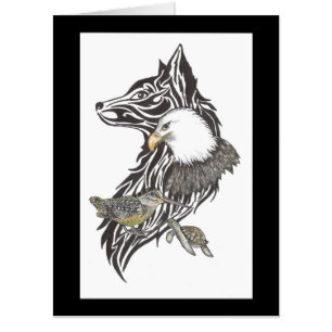 Congratulations and Animal Guides Large oversized Card