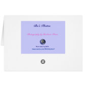 Congratulations: Baby announcement (Back Horizontal)