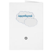 Congratulations Baby Boy Card (Back)