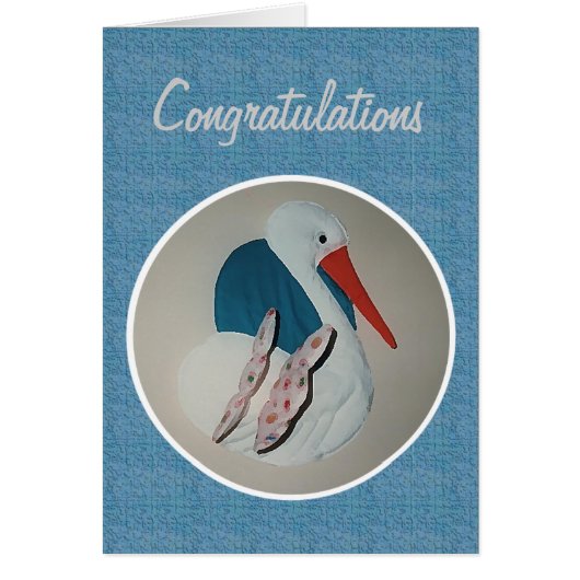 Congratulations Baby Boy Card (Front)