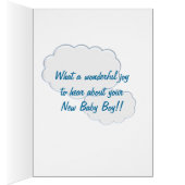 Congratulations Baby Boy Card (Inside (Right))