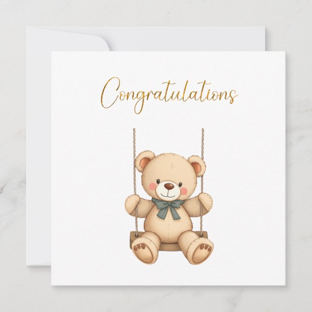 Congratulations Baby Card (Front)