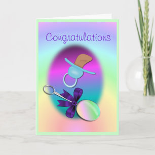 Congratulations Baby Card- customize Card