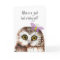 Congratulations Baby Girl Cute Owl Humor