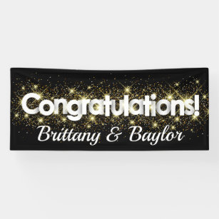 engagement banners signs zazzle