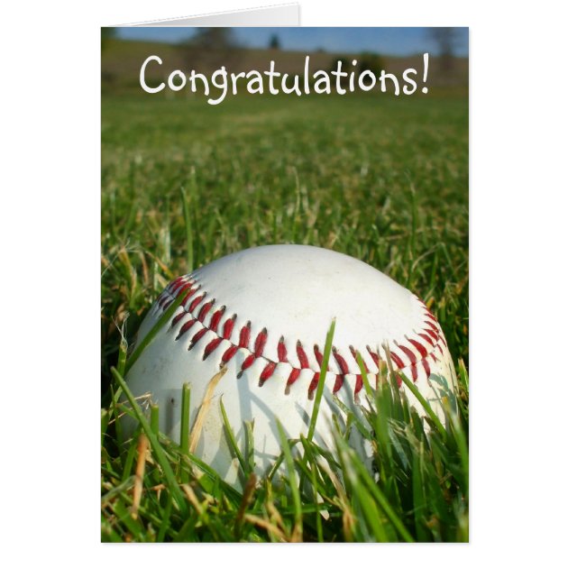 Congratulations baseball greeting - Congratulations Baseball Greeting Card Rd6a28b66b838445881256551dabb2c04 Xvuat 8byvr 630