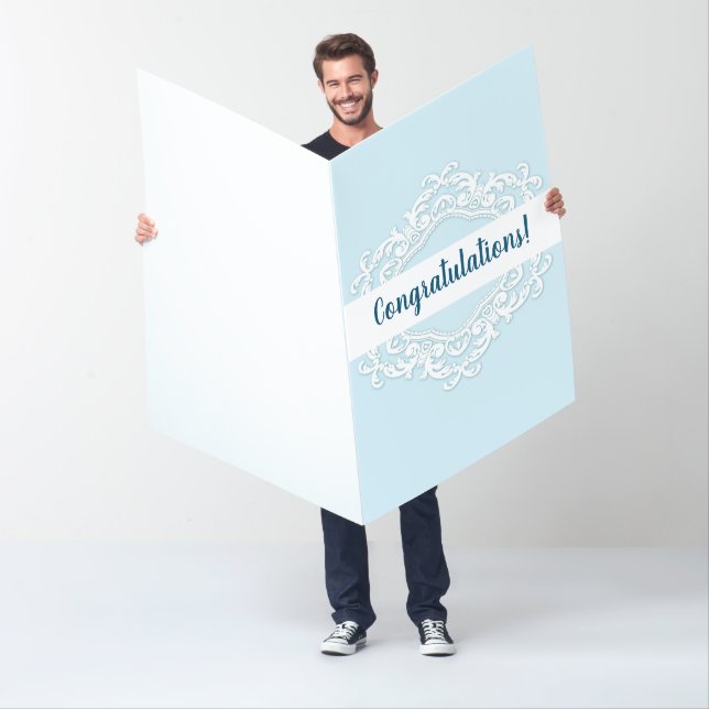 Congratulations Big Card (In Situ)