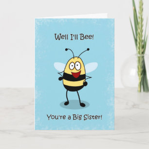 Congratulations Big Sister, Bumble Bee Card