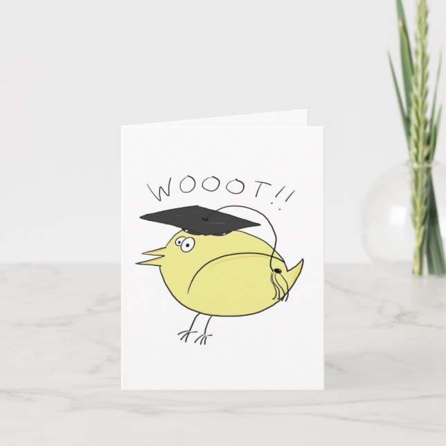 Congratulations Birdie Graduation Card! Card (Front)