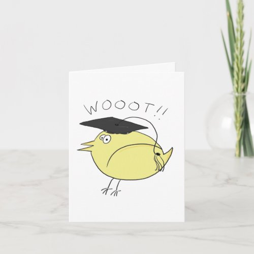 Congratulations Birdie Graduation Card Card