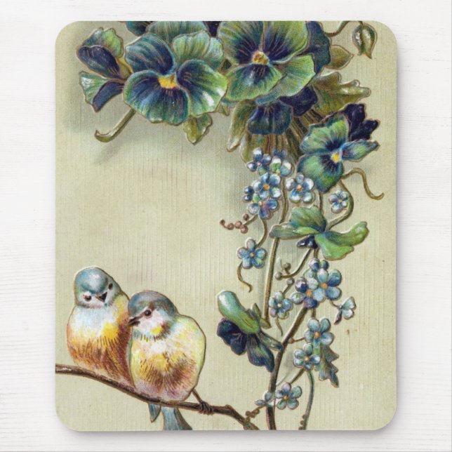 Congratulations Birds Mouse Pad (Front)