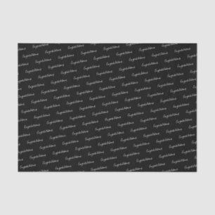 Congratulations Black Tissue Paper - HAMbyWG