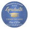 Congratulations Blue Gold White Modern Graduation