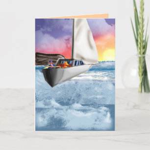 Congratulations!  Bon Voyage! Card